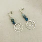 Aretes ¨Cascada¨ con piedras naturales - Miniatura 2