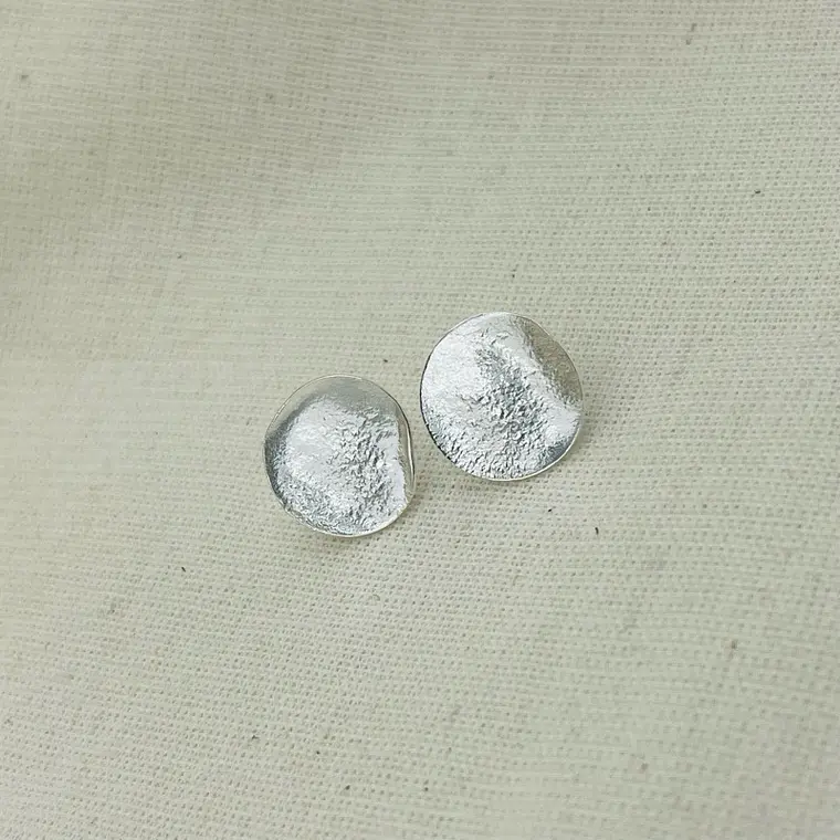 Aretes ¨Ceniza¨de plata 1