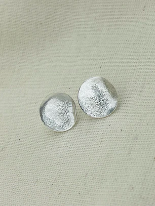 Aretes ¨Ceniza¨de plata