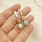 Aretes ¨Cerro¨ de plata con piedras naturales - Miniatura 2
