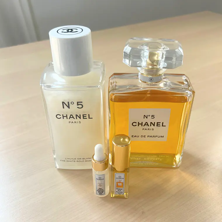 Combo Fixação Máxima: Óleo + Perfume Chanel Nº5 2