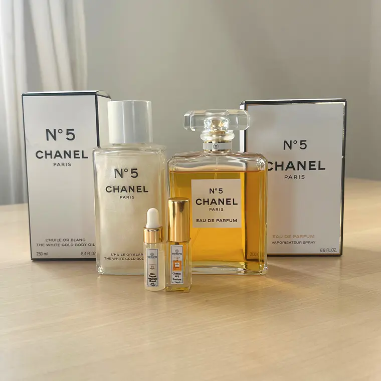 Combo Fixação Máxima: Óleo + Perfume Chanel Nº5 3