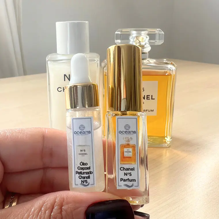 Combo Fixação Máxima: Óleo + Perfume Chanel Nº5 4