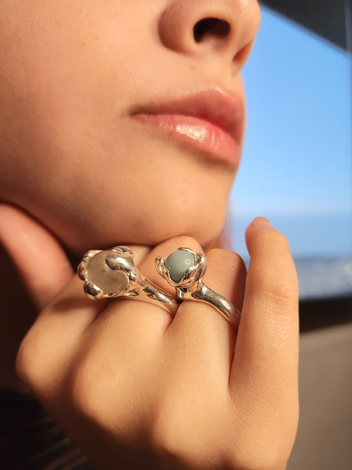 Anillo de Plata 980 con Esfera de Cuarzo Cristal – Pre Orden 3