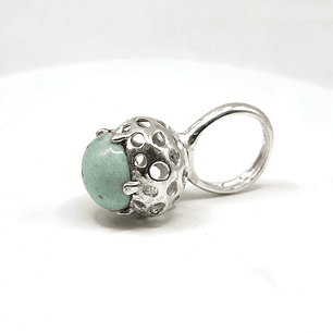 Anillo Domo Crisoprassa