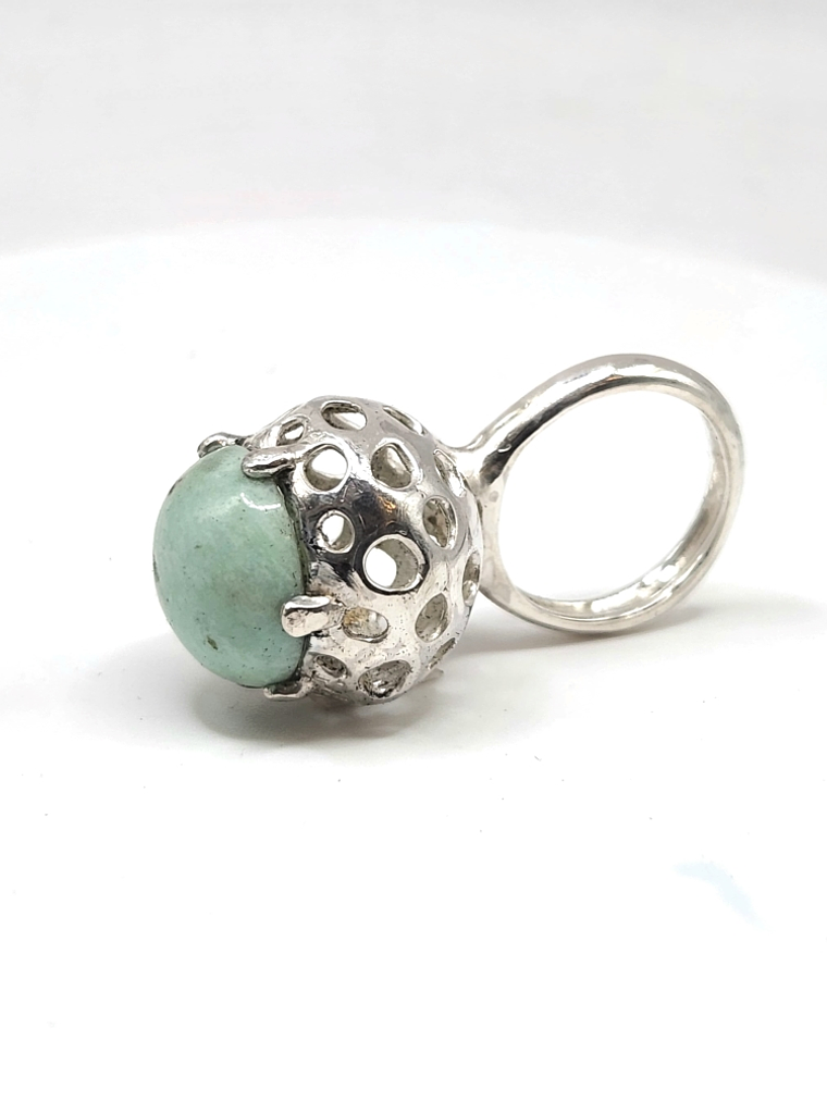 Anillo Domo Crisoprassa 1