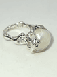 Anillo de Plata 980 con Perla Barroca Natural - Pre Order - Miniatura 1