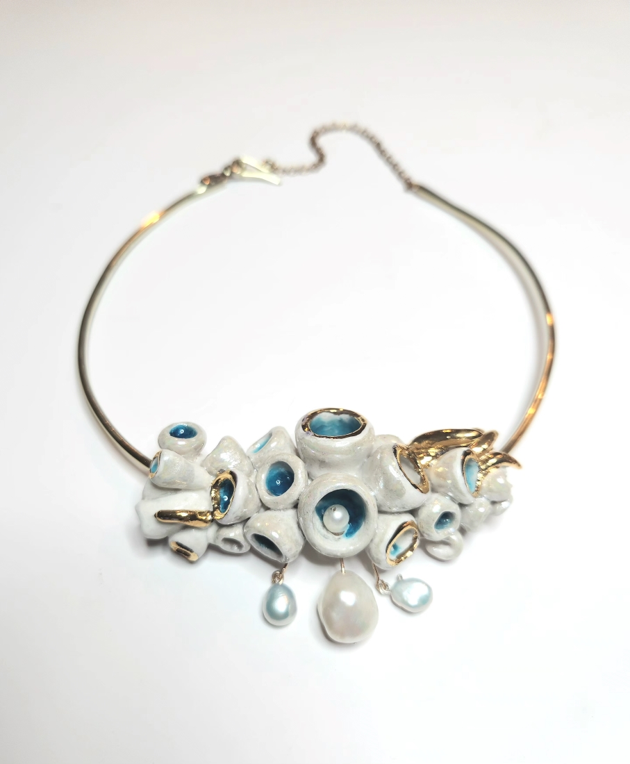 Collar Mar Blanco Perlas