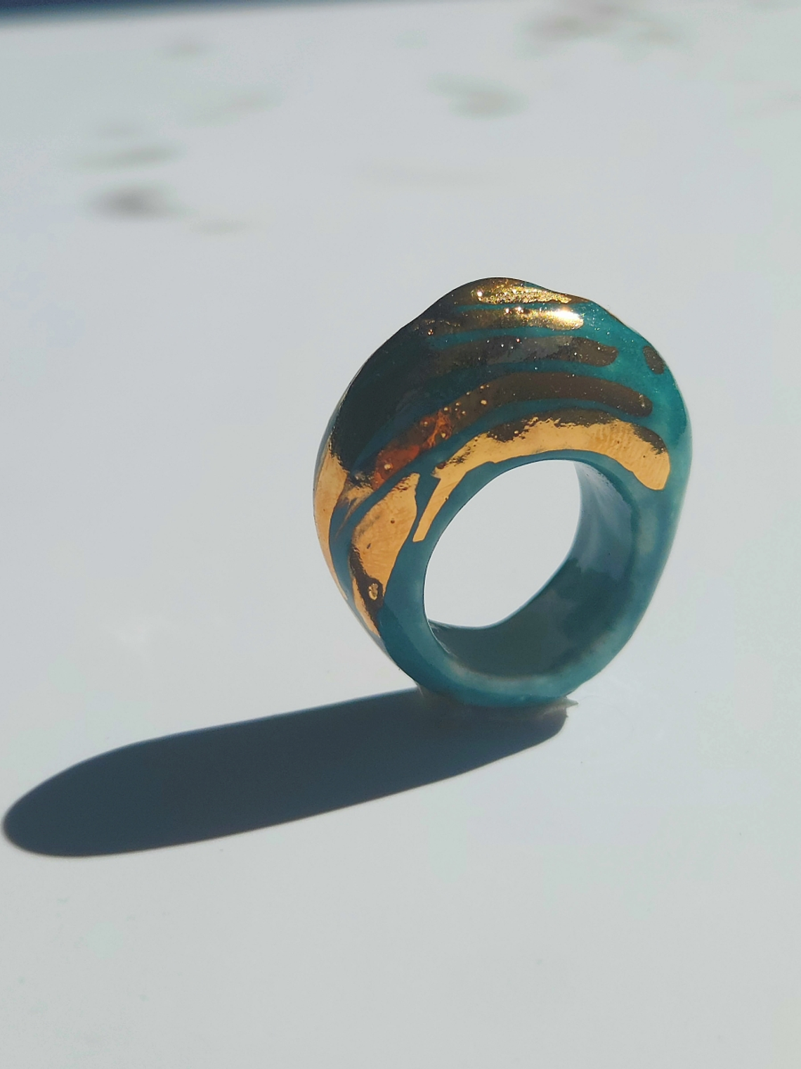 Anillo petroleo dorado 1