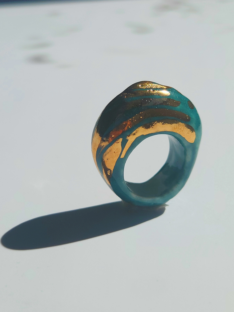 Anillo petroleo dorado 1