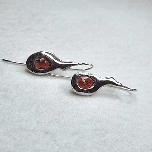 Aros gota de Granate