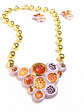 Collar Anemona malva neon - Miniatura 1