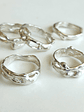 Anillos Orgánicos plata - Miniatura 1