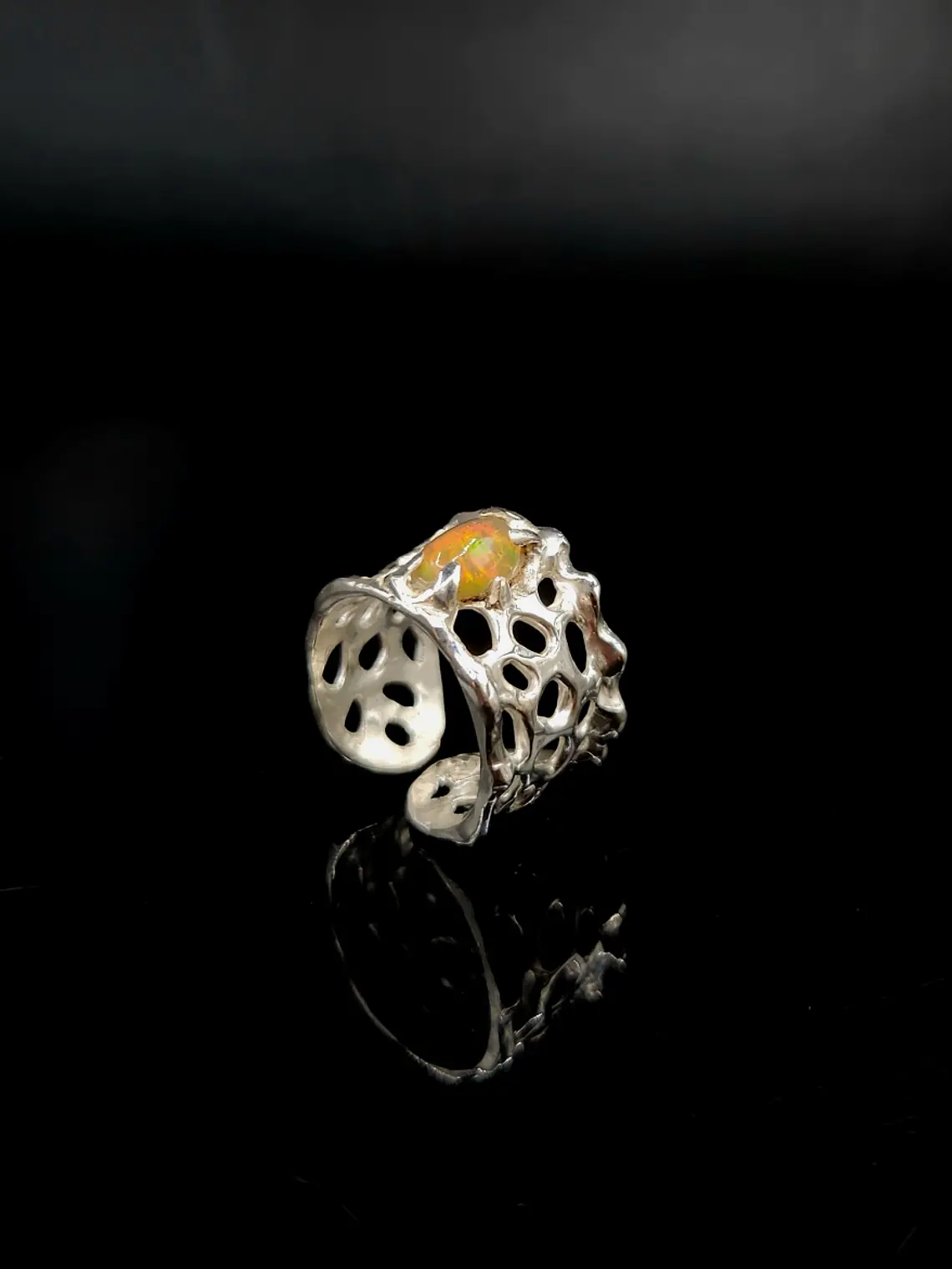 Anillo Opalo de fuego 1