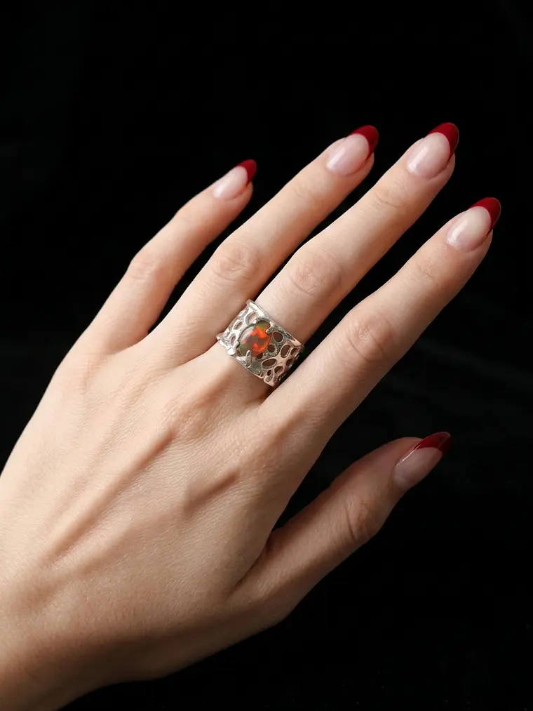 Anillo Opalo de fuego 2
