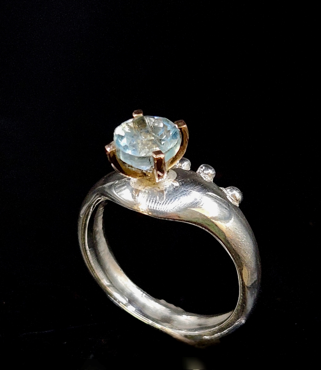 Anillo Alto Topacio