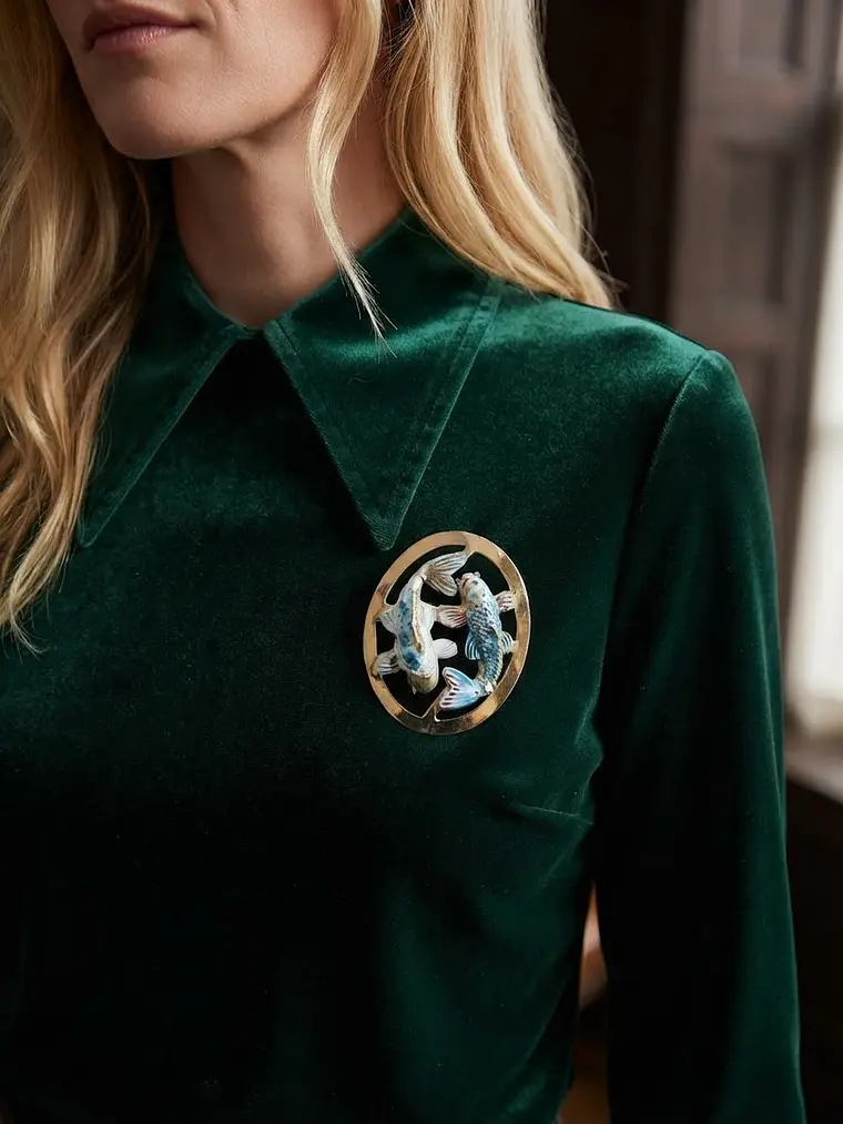 broche Coi yingyang 2