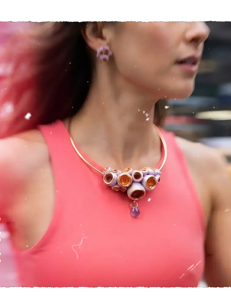 Collar Anemona Turmalina 2