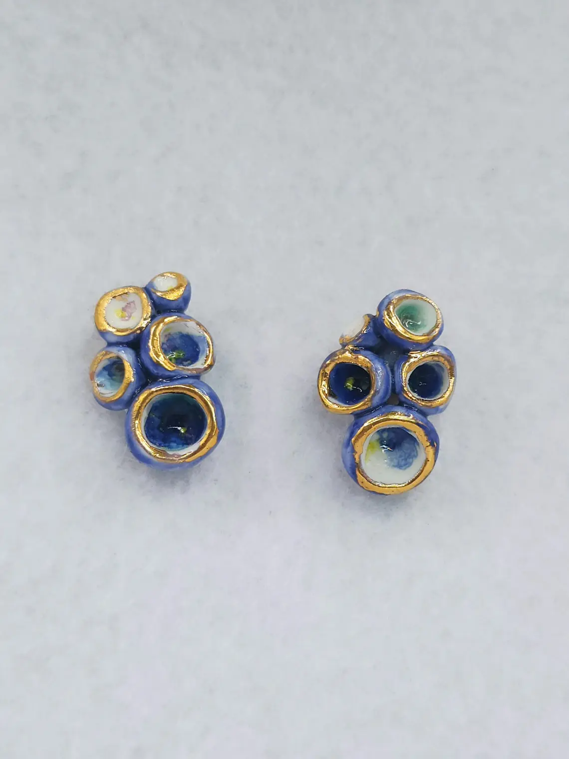 Aros Anemona Azul 1