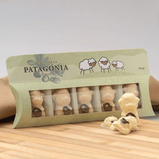 Caja de Ovejitas de Chocolate: Un Sabor Único de la Patagonia - 5 Piezas por Caja