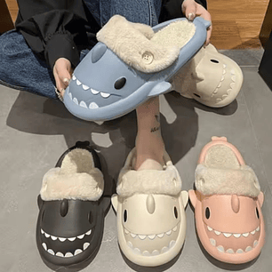 pantuflas de tiburón mujer
