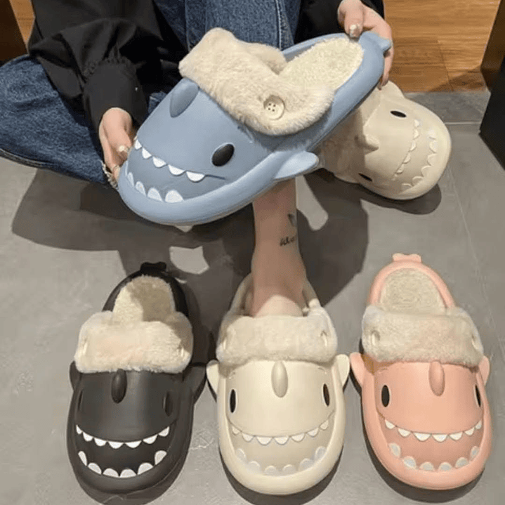 pantuflas de tiburón mujer 1