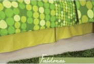 Faldón liso 1 Plaza - Pistacho
