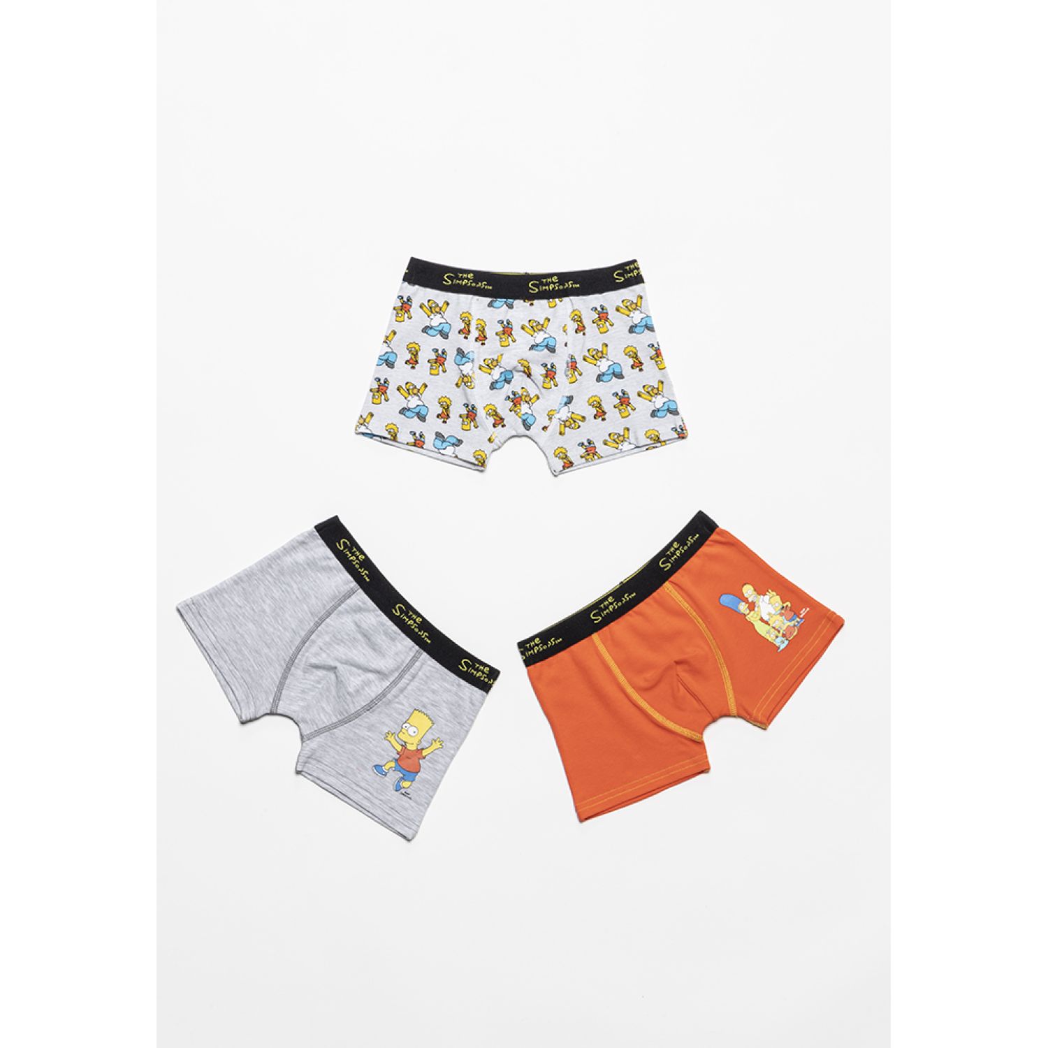 Pack 3 boxer niño gris