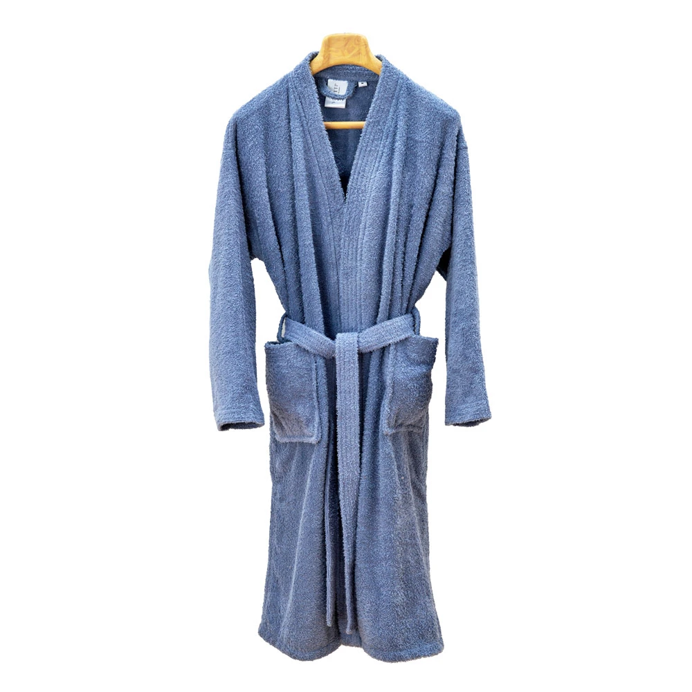 Bata de baño talla L Azul Claro
