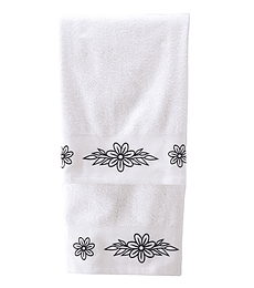 Set toallas bordadas Lea Blanco