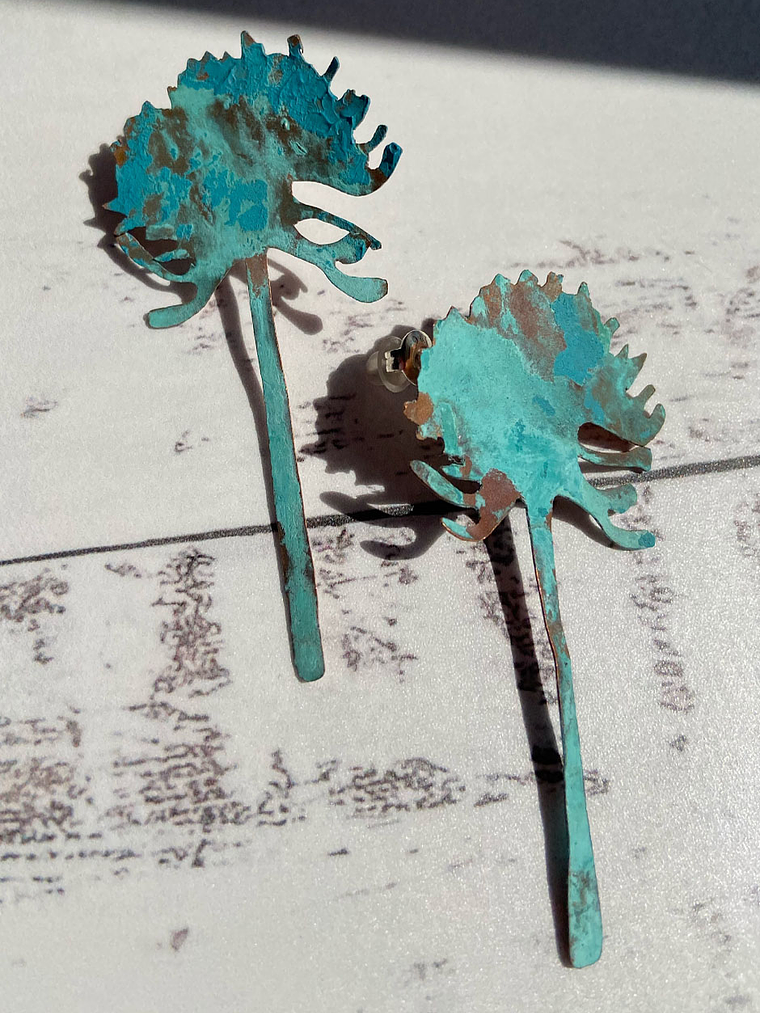 Aros o Pendientes del árbol Chileno 