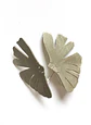 Aros o Pendientes de  hoja de  Ginkgo Biloba  pegada - Miniatura 2