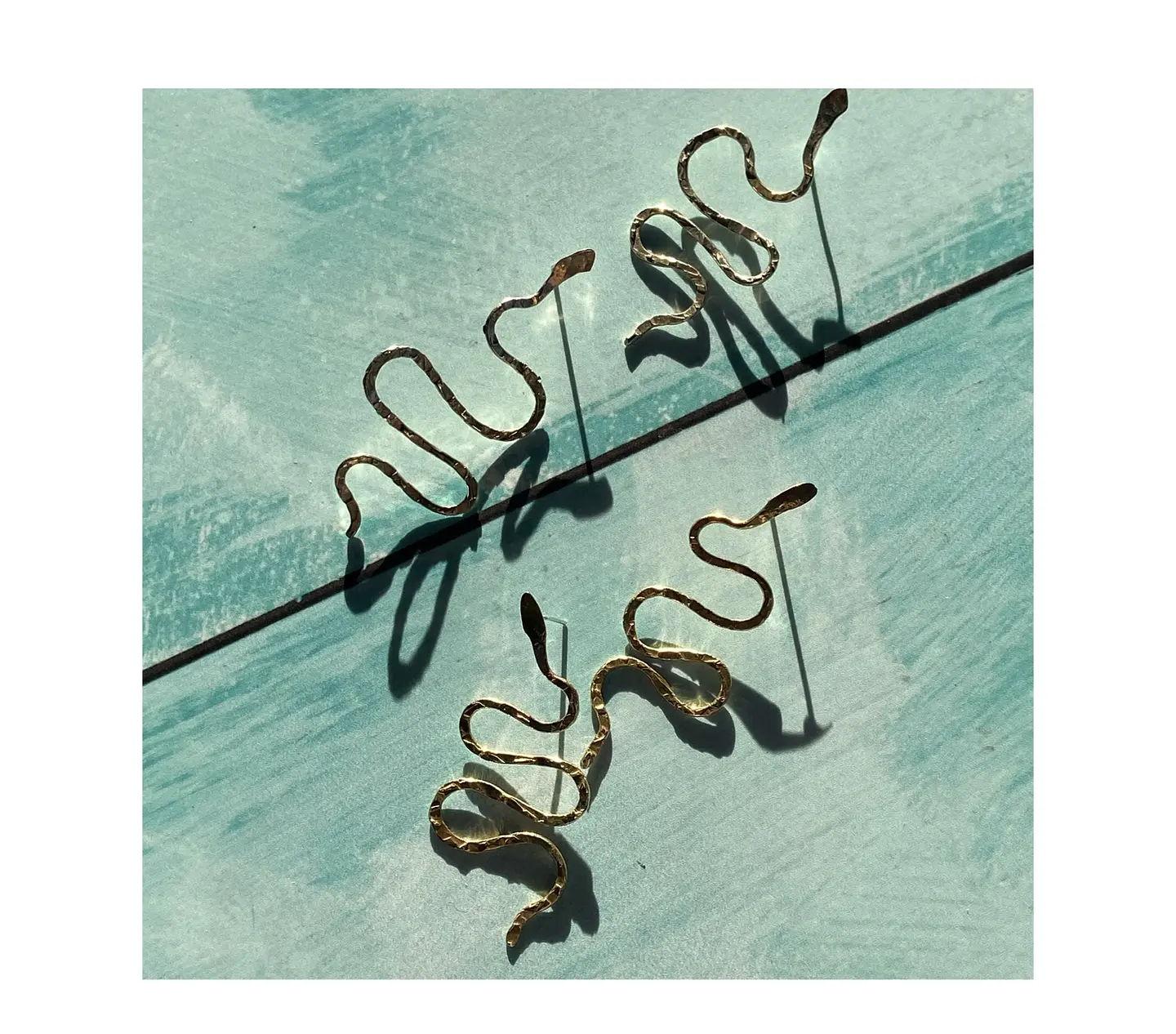 Aros o Pendientes Serpiente  Snake  3