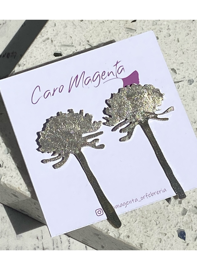 Aros o Pendientes del árbol Chileno 