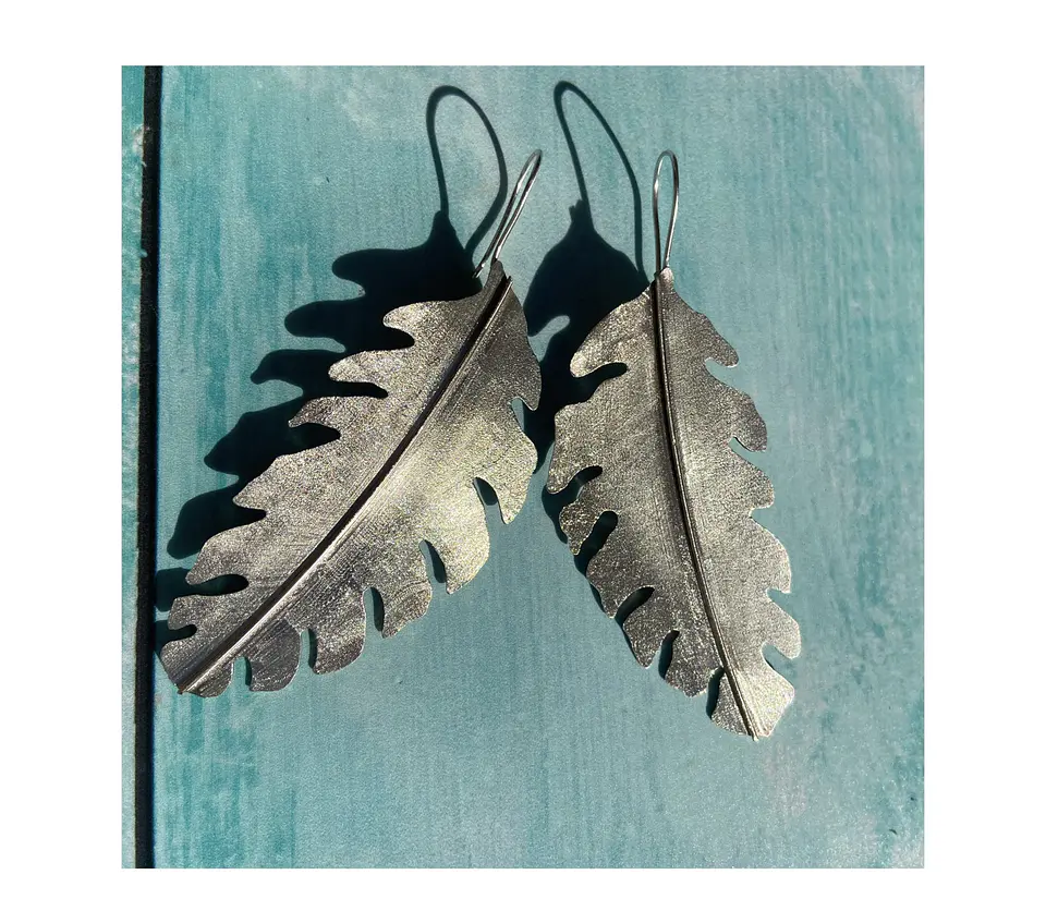 Aros o Pendientes  “Helechos