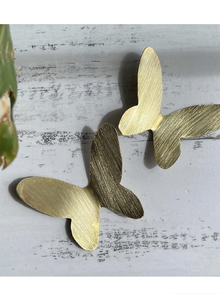 Aros o Pendientes con diseño de mariposa  “Papillon