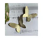 Aros o Pendientes con diseño de mariposa  “Papillon