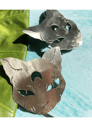Aros o Pendientes de gato “gato lunar