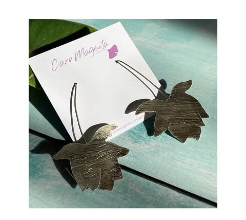 Aros o Pendientes Flor de Loto