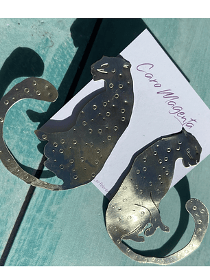 Aros o Pendientes leopardo 