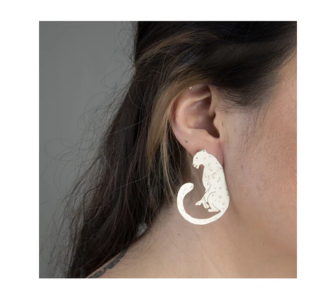 Aros o Pendientes leopardo 