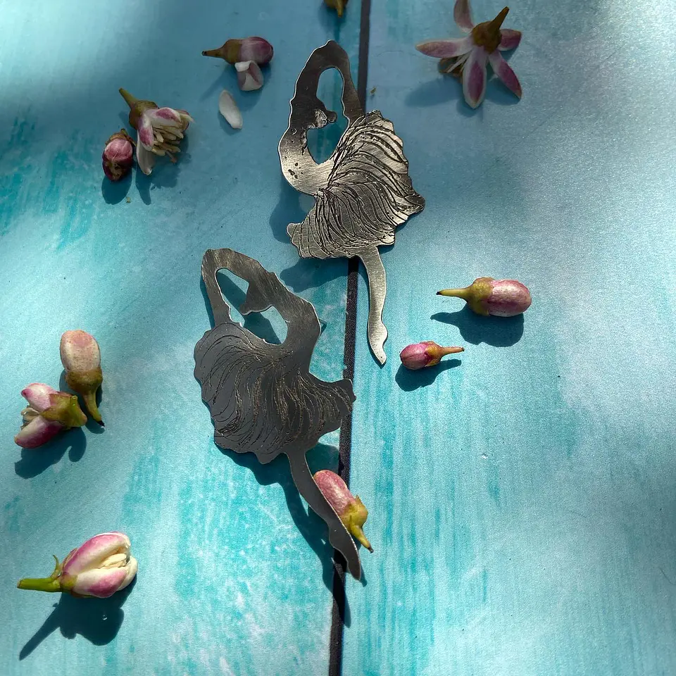 Pendientes de bailarinas de ballet  “Degas