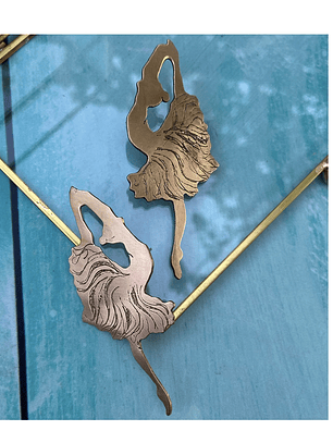 Pendientes de bailarinas de ballet  “Degas