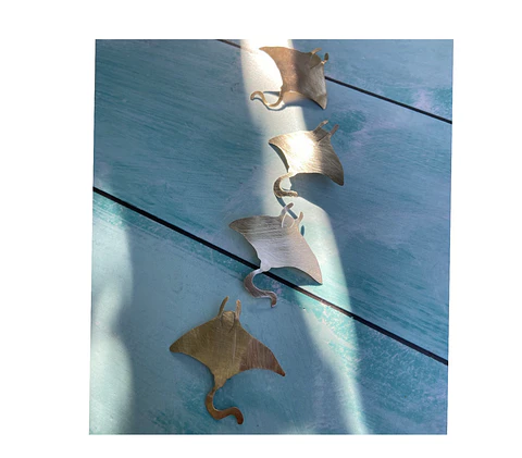 Aros o Pendientes o Aros mantarrayas