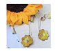 Pendientes Aros mini flor  “mini fleur