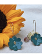 Pendientes Aros mini flor  “mini fleur