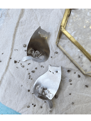 Pendientes de gato  “michi ilustrado