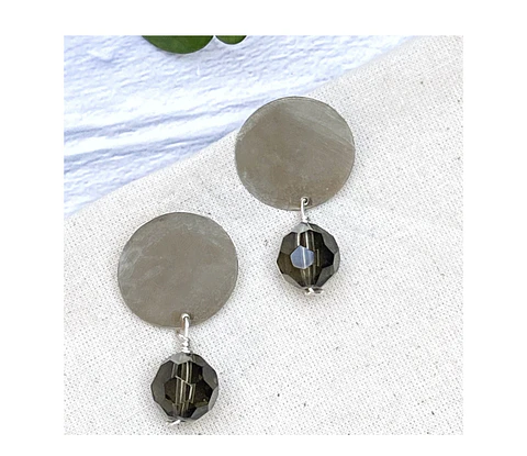 Pendientes o aros Topo con cristal