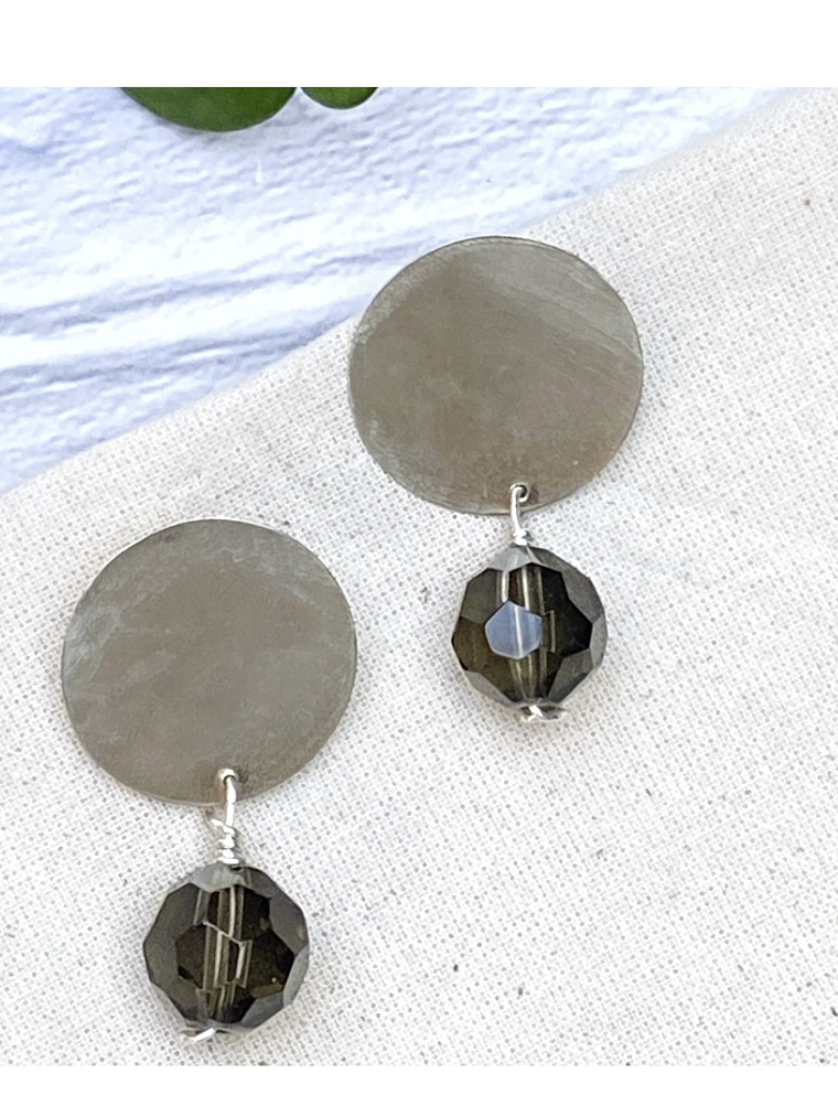 Pendientes o aros Topo con cristal 1