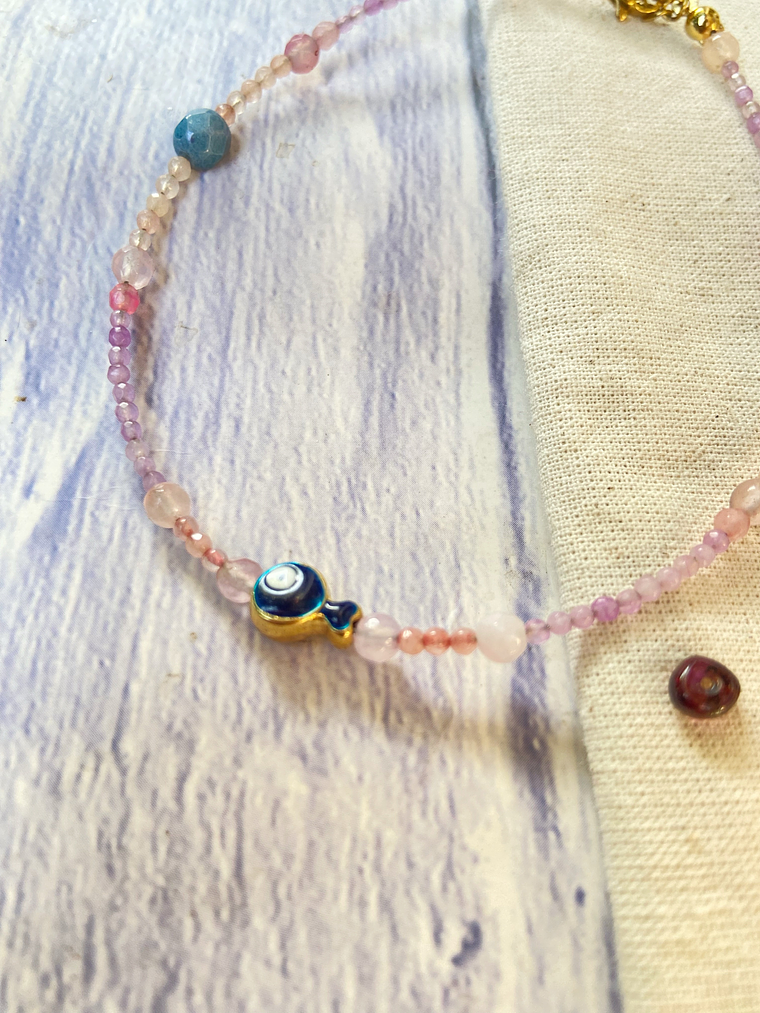 Tobillera con pecesito azul tuco 2